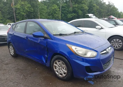 2012 Hyundai Accent Gs из США, поврежденный, VIN KMHCT5AE1CU047705